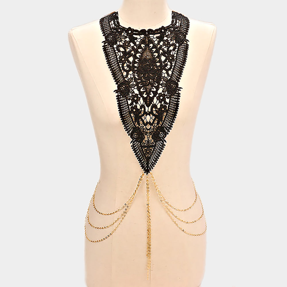 Floral Lace Bodychain
