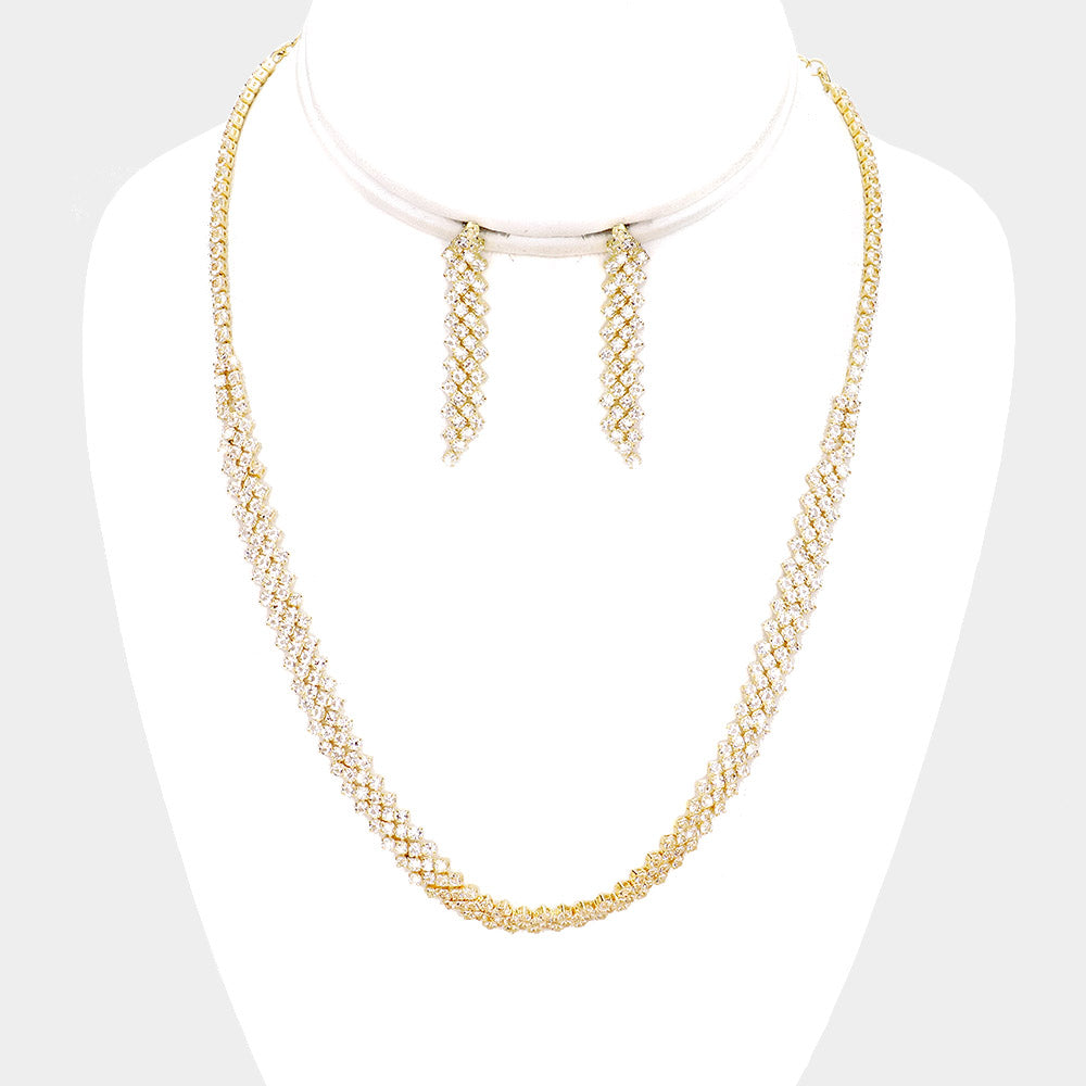 Crystal Ziggy Necklace - iBESTEST.com