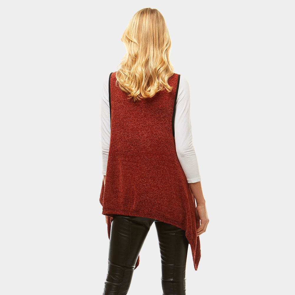 SOLID CHENILLE VEST (New) - iBESTEST.com