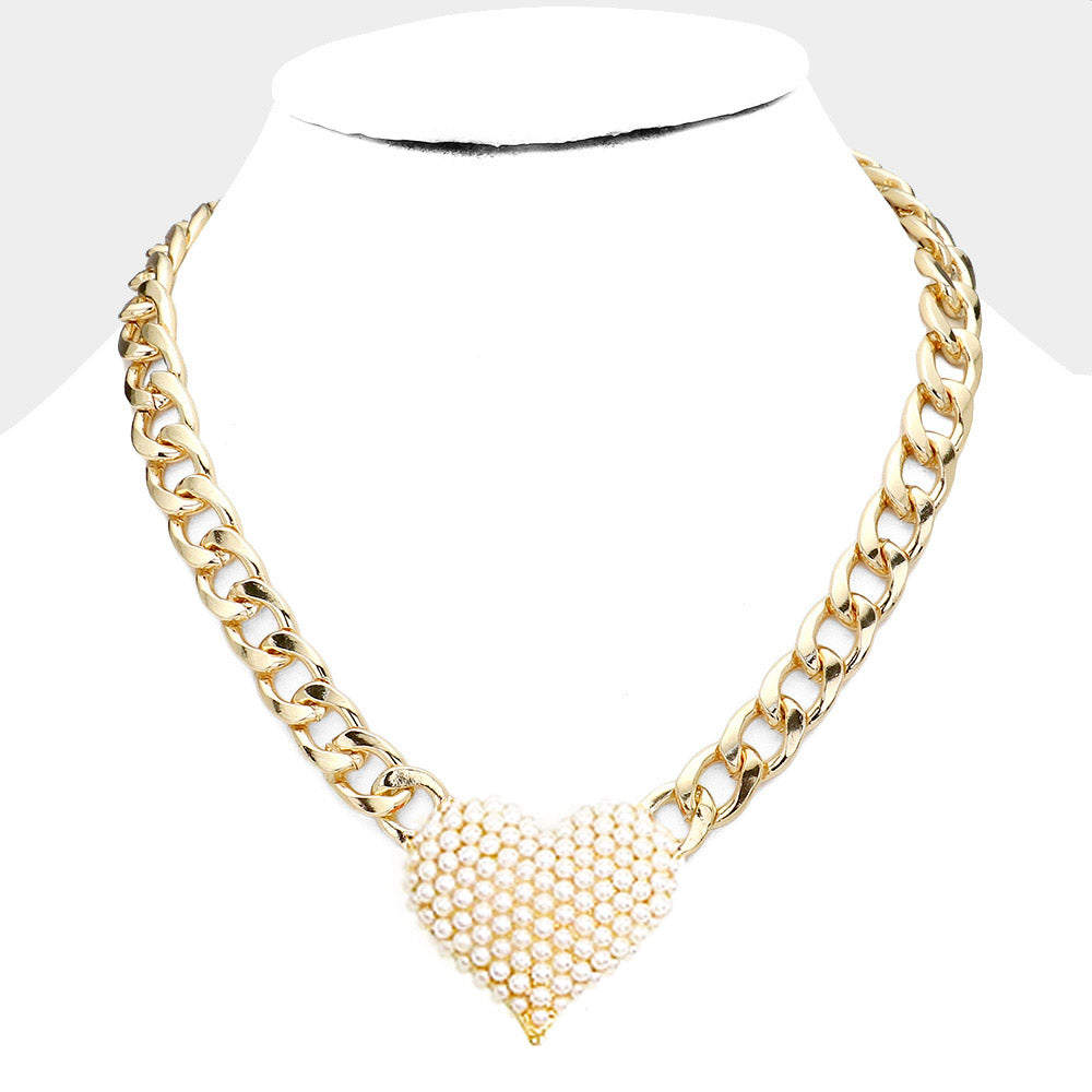 Heart Chunky Necklace