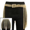 Rhinestone Fringe Belt