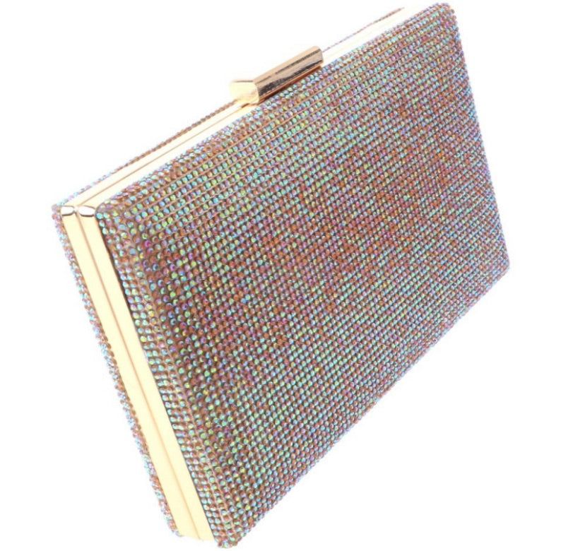 Rhinestone Frame Clutch - iBESTEST.com