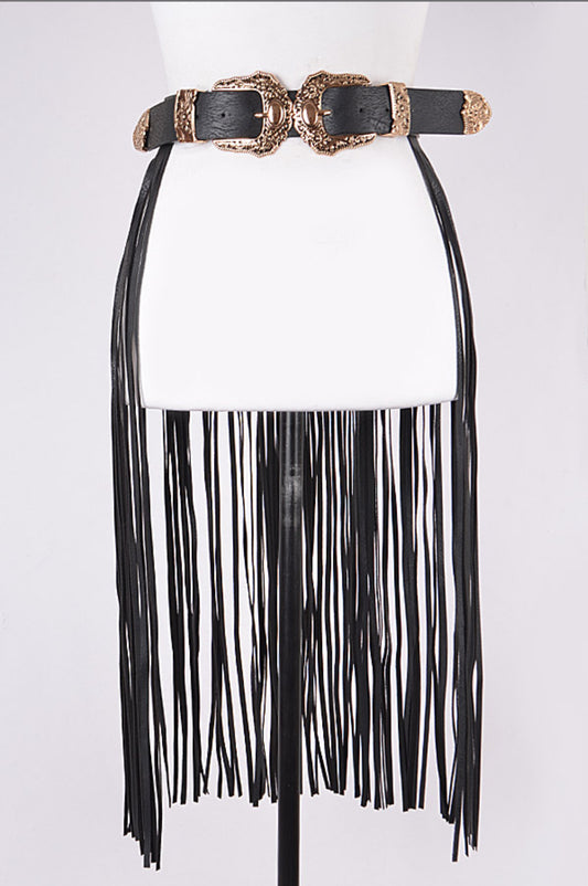 Silver Fringe Belt - iBESTEST.com