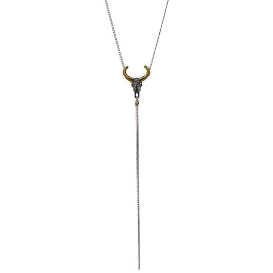 Bull Lariat Y Necklace (New) - iBESTEST.com