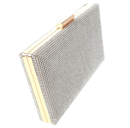 Rhinestone Frame Clutch - iBESTEST.com