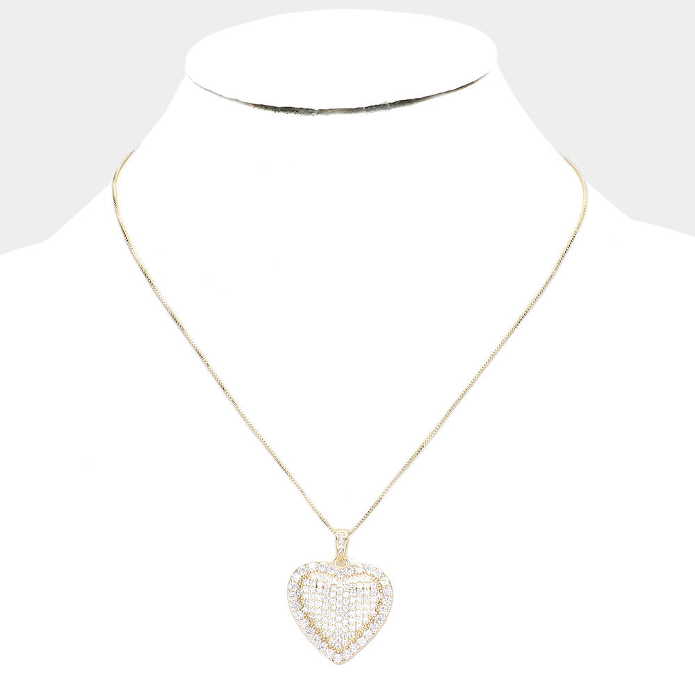 Sparkle Heart Necklace - iBESTEST.com