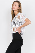 Holey Cropped top