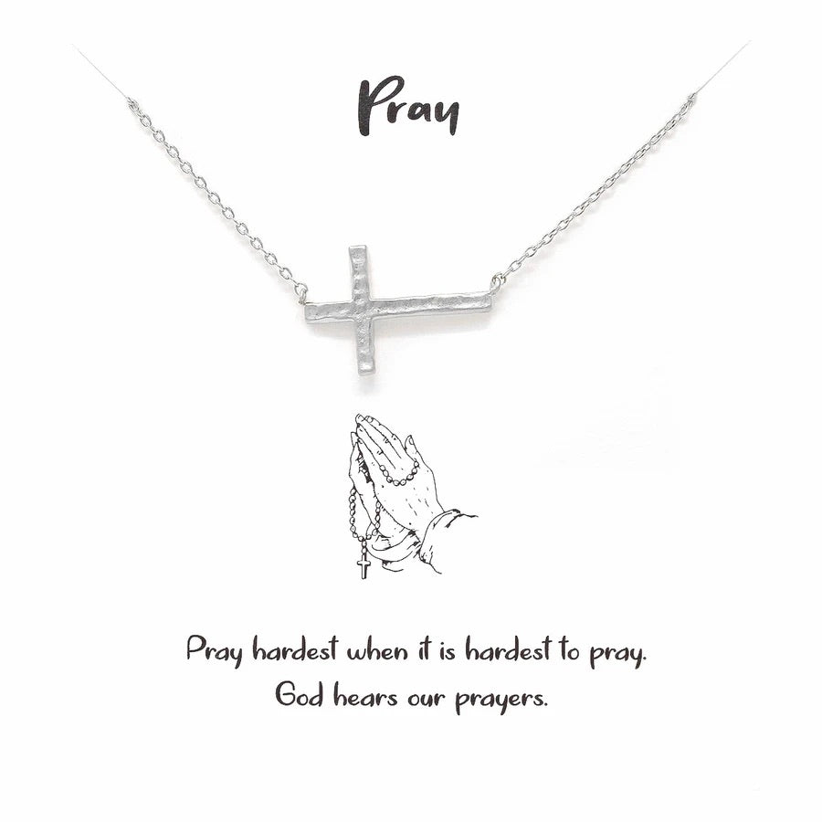 Pray Cross Necklace (New) - iBESTEST.com