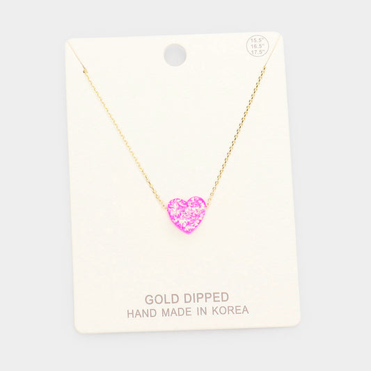 Heart Glow Necklace - iBESTEST.com