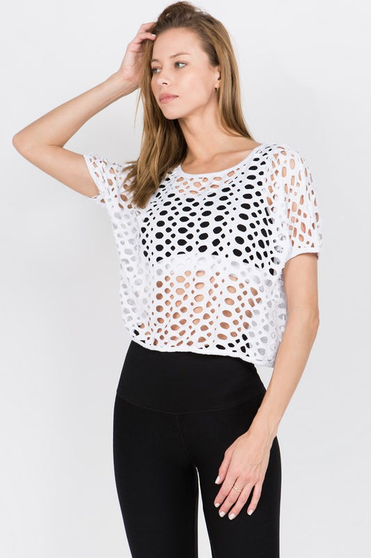 Holey Cropped top