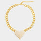 Heart Chunky Necklace