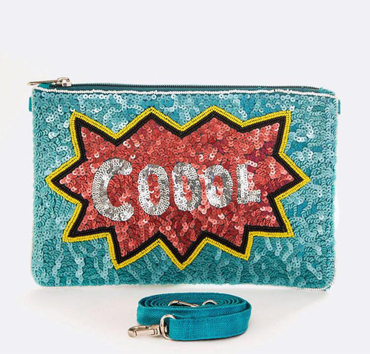 COoOL Sequin Clutch - iBESTEST.com