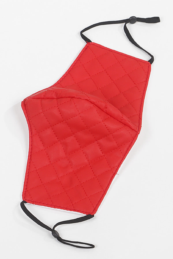 Leather Quilted Mask - iBESTEST.com