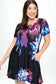 Plus Floral Flare Dress