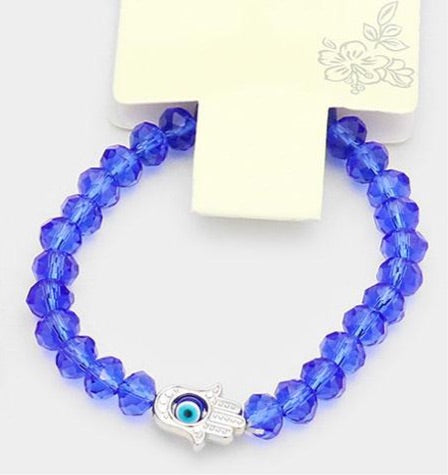 Stretchy Hamsa Bracelet - iBESTEST.com