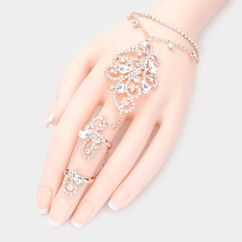 Teardrop Stone Handchain - iBESTEST.com