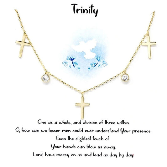 Trinity Cross Necklace (New) - iBESTEST.com