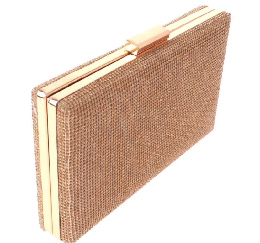 Rhinestone Frame Clutch - iBESTEST.com