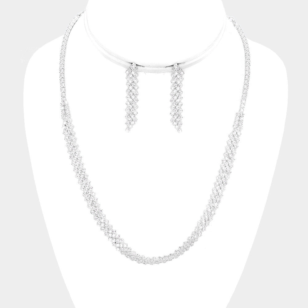 Crystal Ziggy Necklace - iBESTEST.com