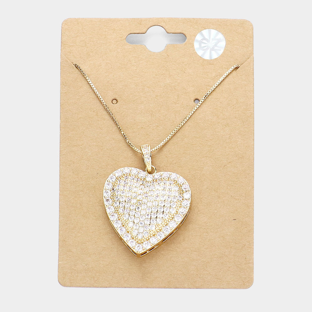 Sparkle Heart Necklace - iBESTEST.com