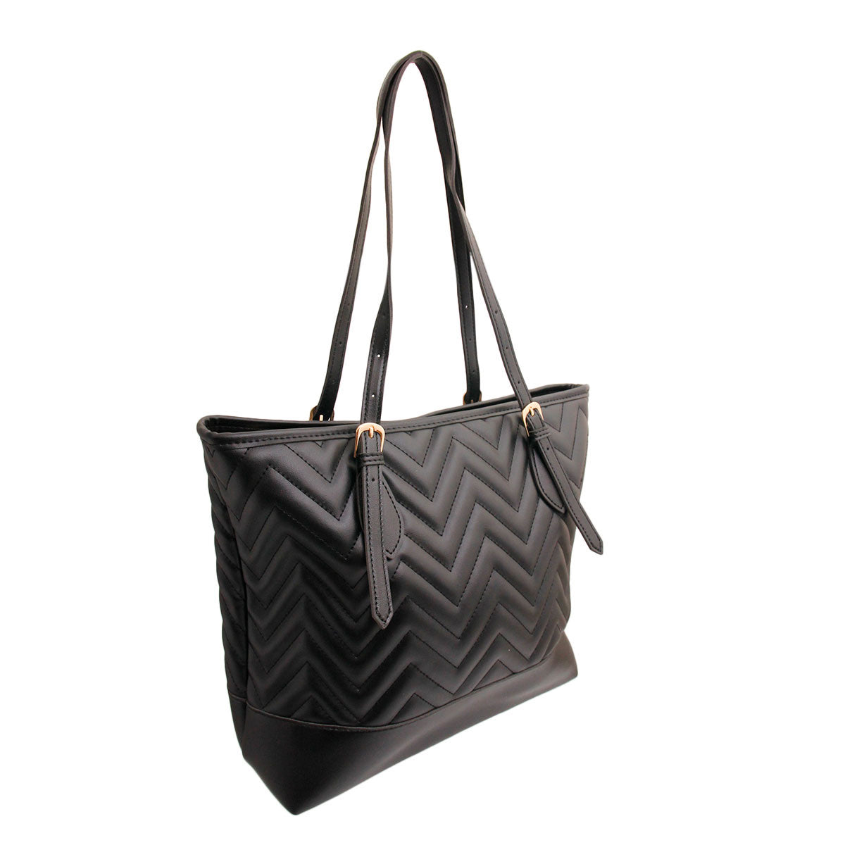 Quilted Vegan Tote - iBESTEST.com