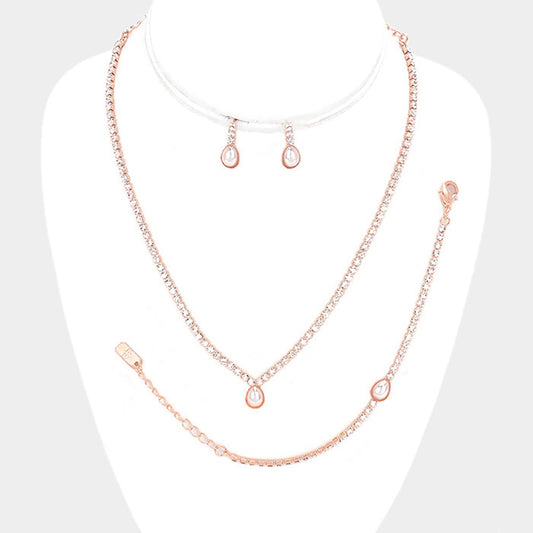 Accent Teardrop Pearl Set - iBESTEST.com