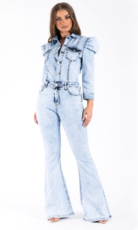 iB Denim Jumpsuit - iBESTEST.com