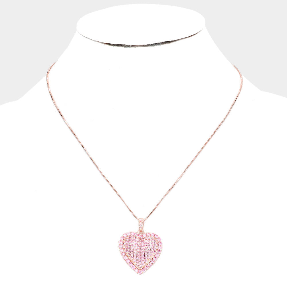 Sparkle Heart Necklace - iBESTEST.com