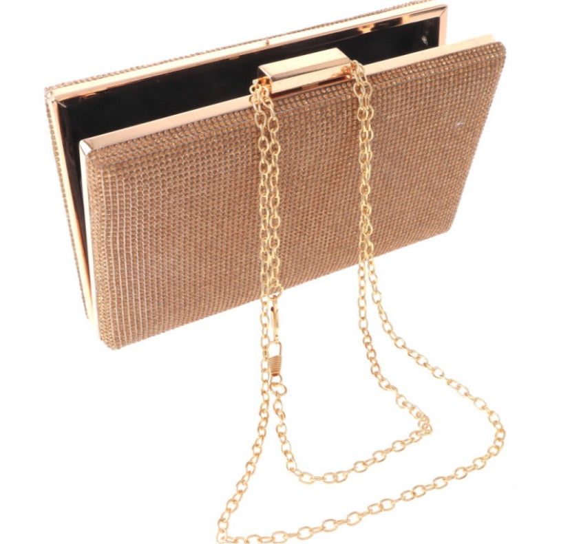 Rhinestone Frame Clutch - iBESTEST.com