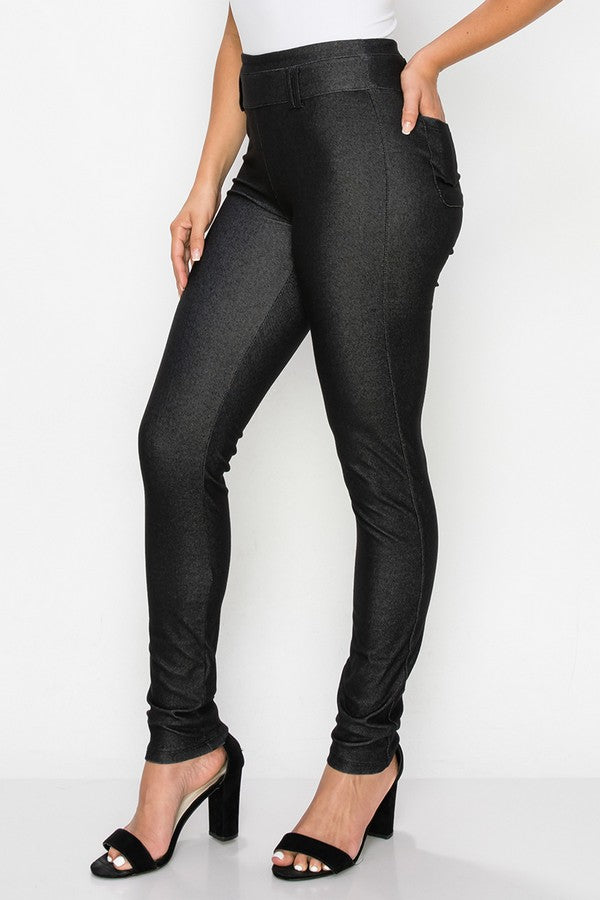 Black Skinny Jeggings (New) - iBESTEST.com