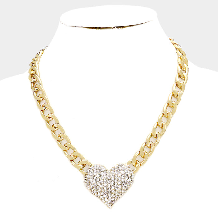 Heart Chunky Necklace