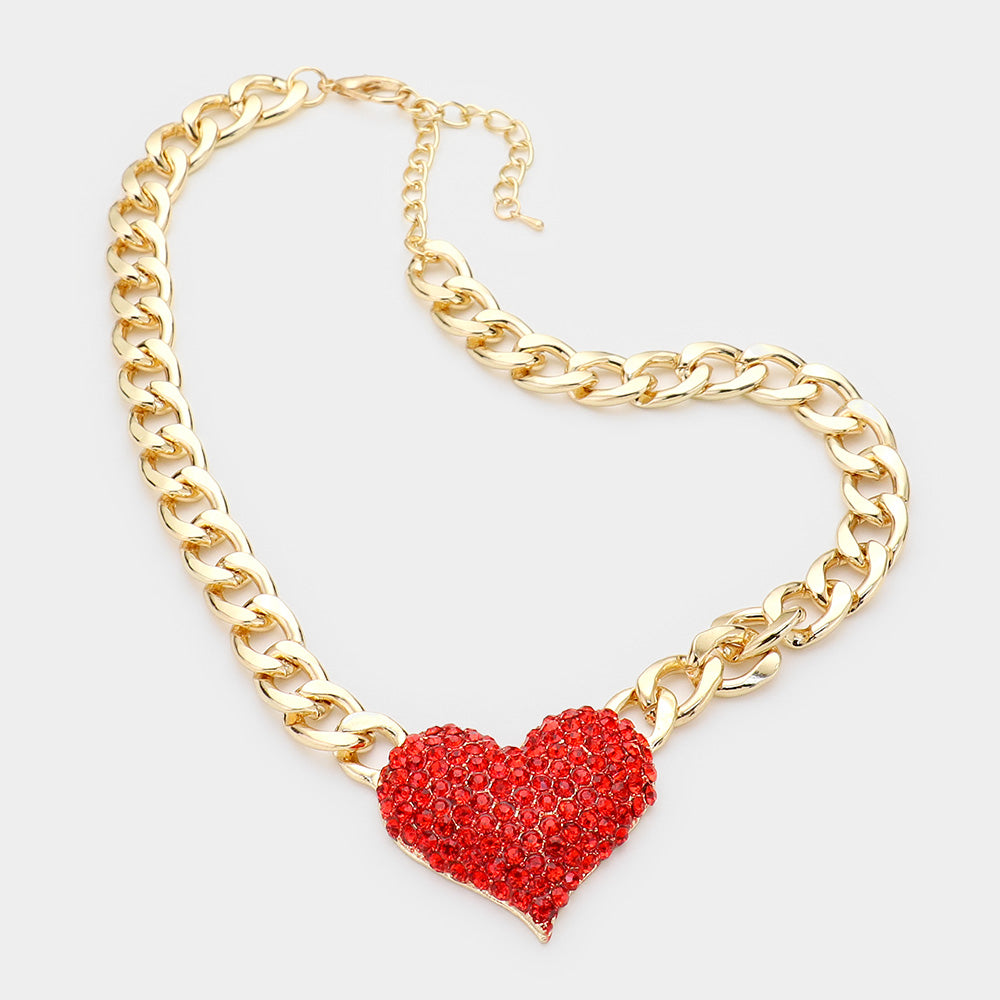 Heart Chunky Necklace