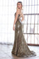Leopard Sequin Gown - iBESTEST.com