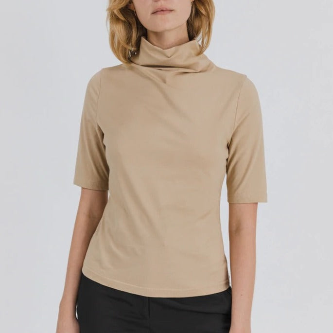 Cowl Mock Top