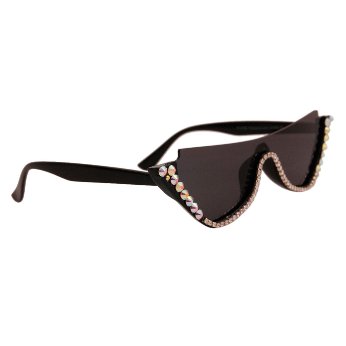 Retro Crystal Cat Eye Sunglasses - iBESTEST.com