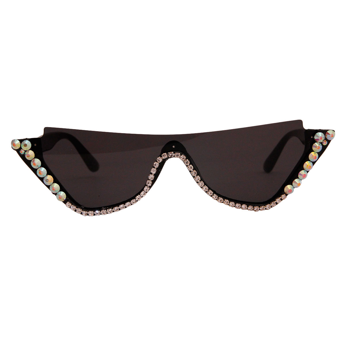 Retro Crystal Cat Eye Sunglasses - iBESTEST.com