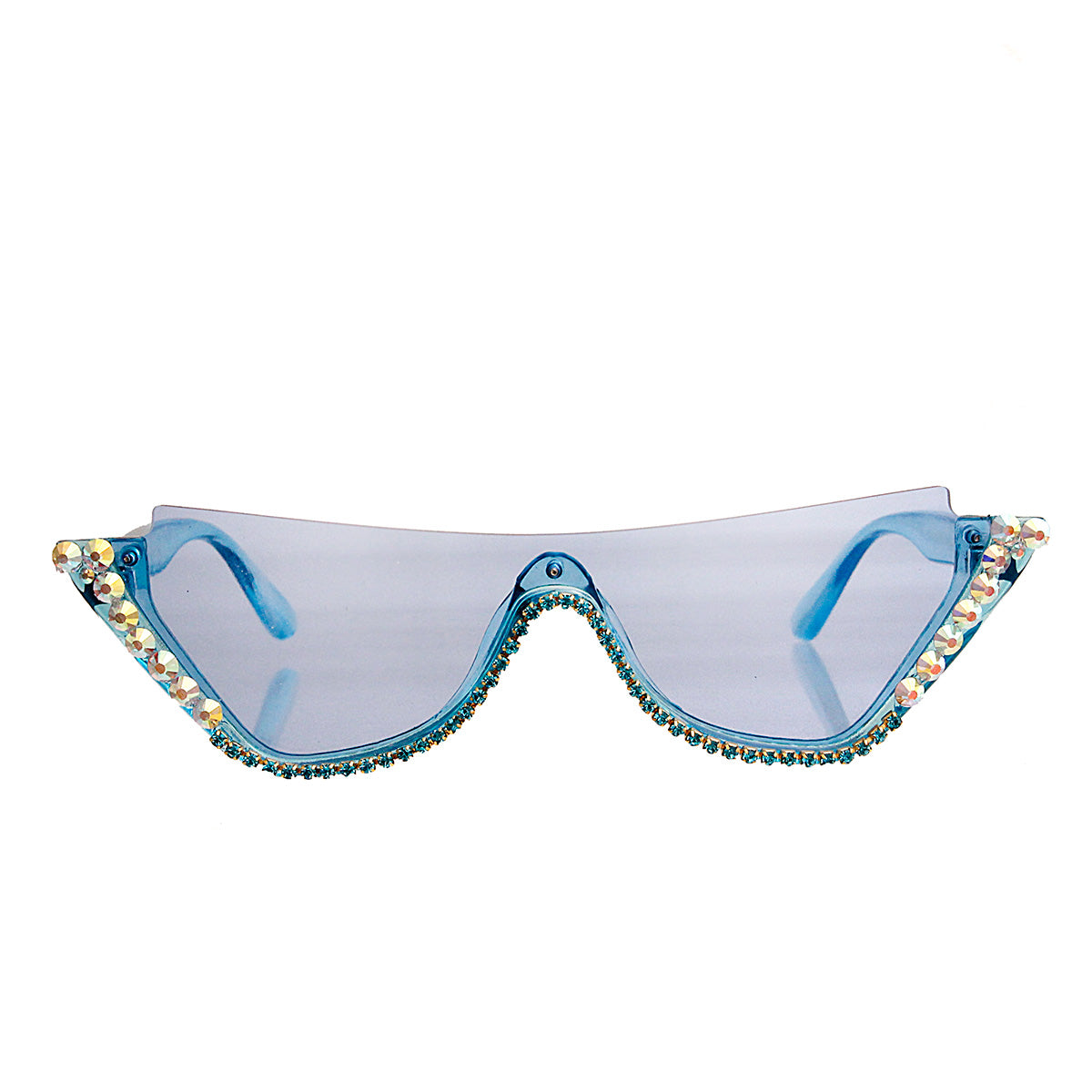 Retro Crystal Cat Eye Sunglasses - iBESTEST.com
