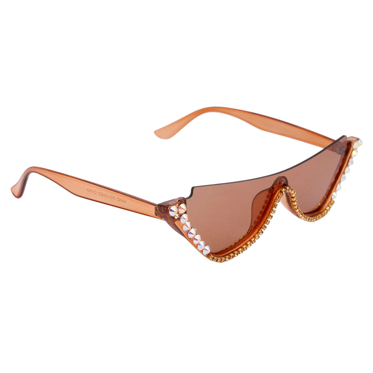 Retro Crystal Cat Eye Sunglasses - iBESTEST.com