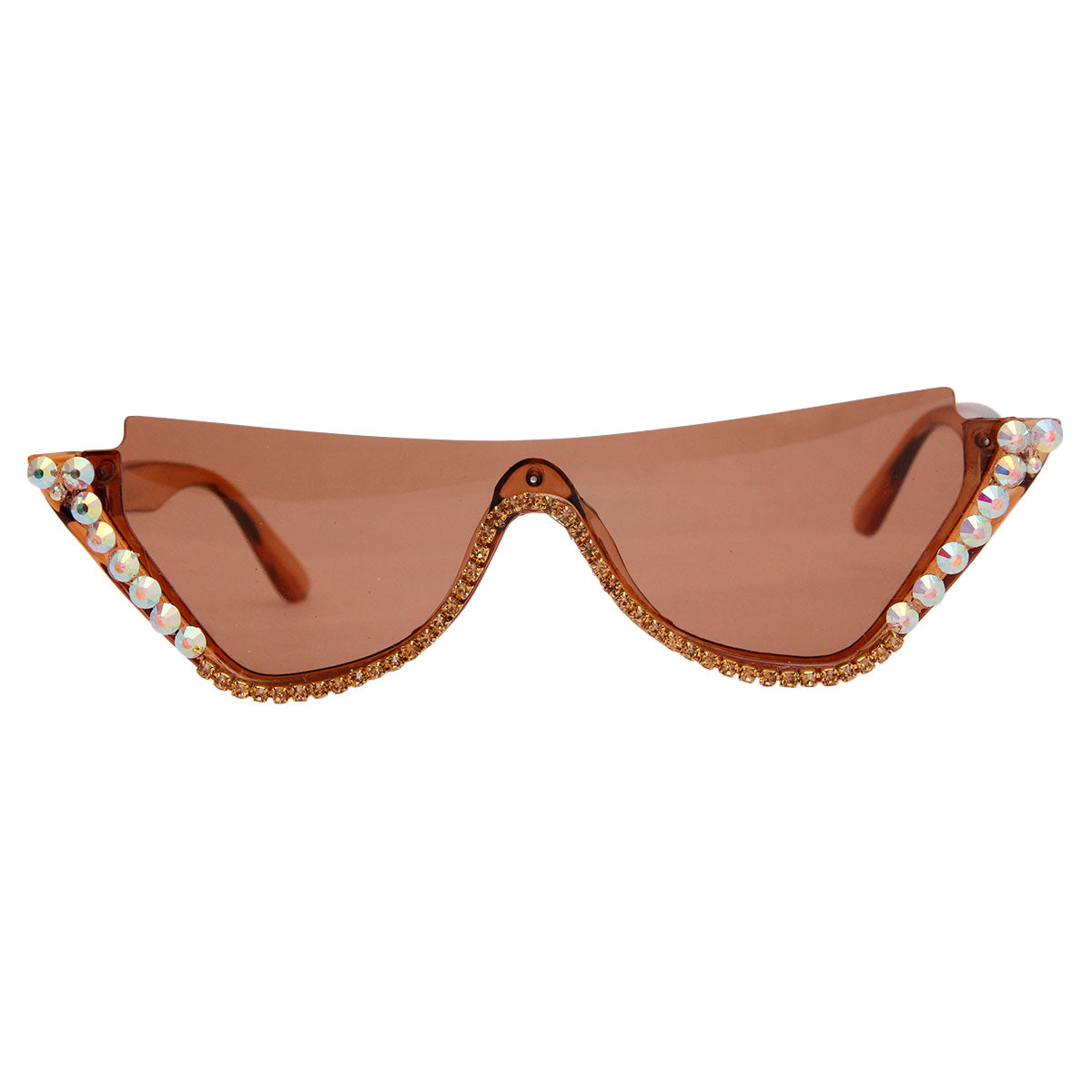 Retro Crystal Cat Eye Sunglasses - iBESTEST.com