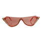 Retro Crystal Cat Eye Sunglasses - iBESTEST.com