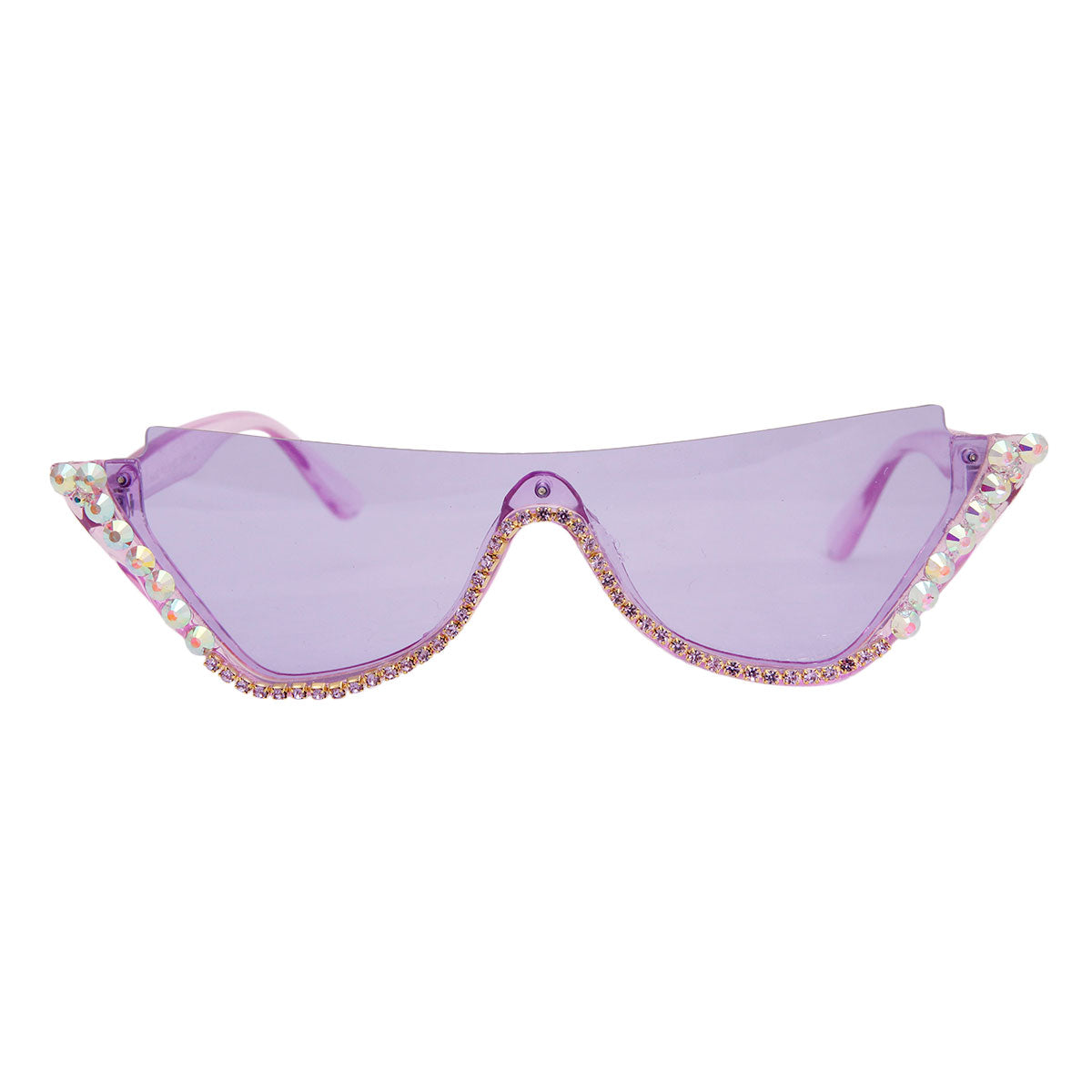 Retro Crystal Cat Eye Sunglasses - iBESTEST.com
