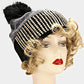 Pom Pom Bling Beanie Hat - iBESTEST.com