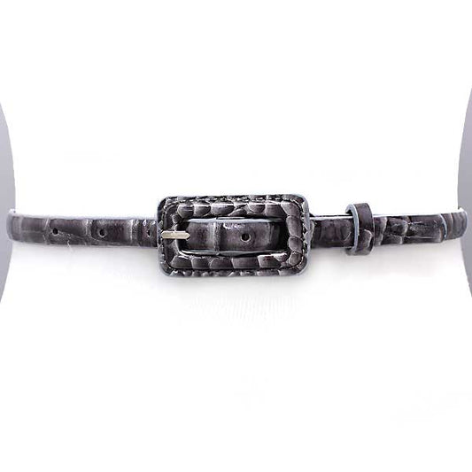 Reptile Faux Leather Belt - iBESTEST.com