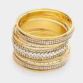 Rhinestone Bangle Bracelet - iBESTEST.com