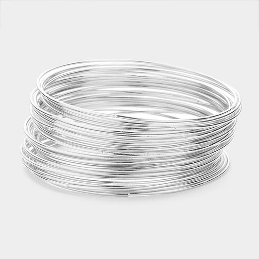 THIN METAL BANGLE BRACELETS - iBESTEST.com