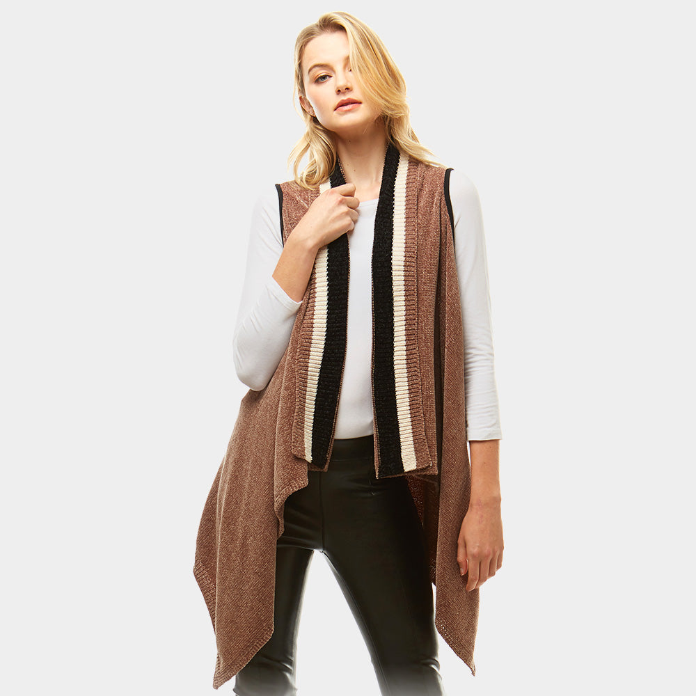 SOLID CHENILLE VEST (New) - iBESTEST.com