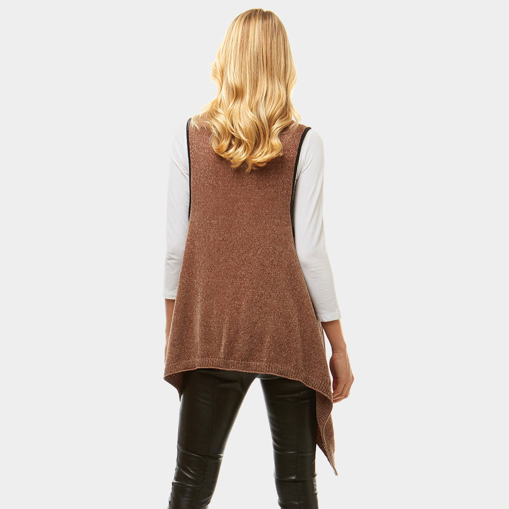 SOLID CHENILLE VEST (New) - iBESTEST.com